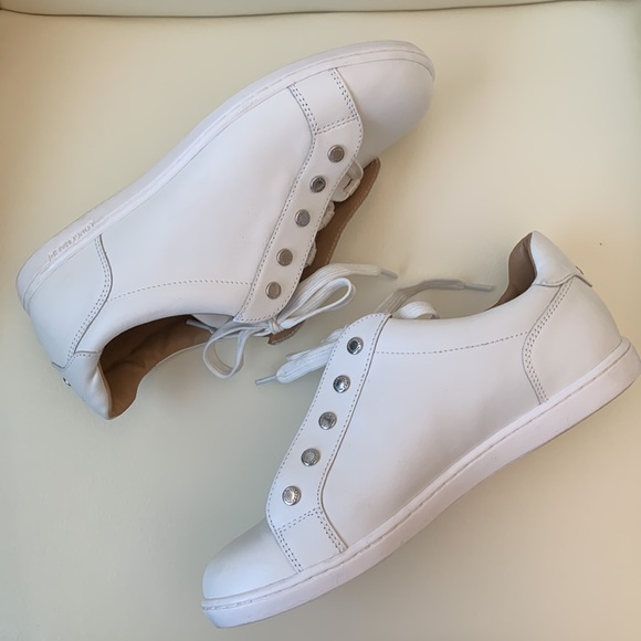 *HOST PICK*  Longchamp White Leather Sneakers - Picture 2 of 14